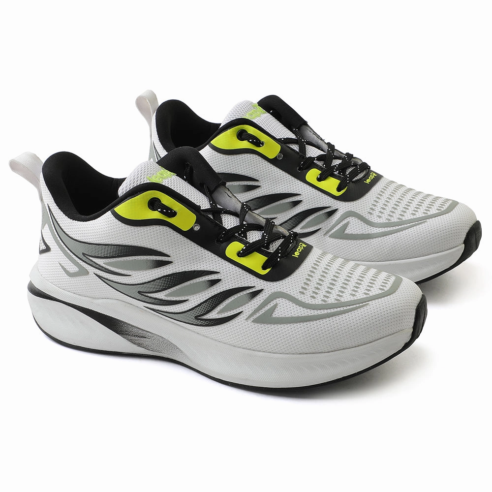 Best Gym Training Shoes 2024 Leap7x White Sports Lacing Running Shoes For Men CASIO By Liberty