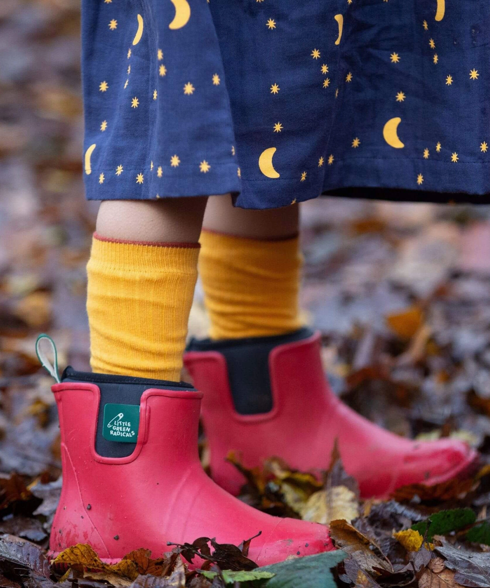 Little Green Radicals Ankle Wellington Boots - Red Ww2 Military Boots