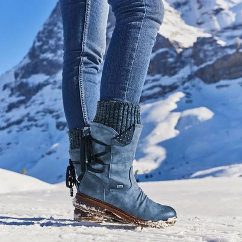 Low Heel Winter Boots for Women | Comfortable & Warm Design