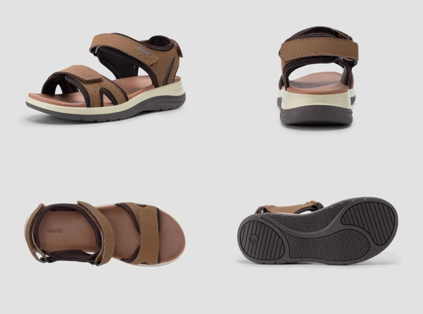 Flat Snakeskin Shoes FitVille Women's FlexiWalk Sandal V1