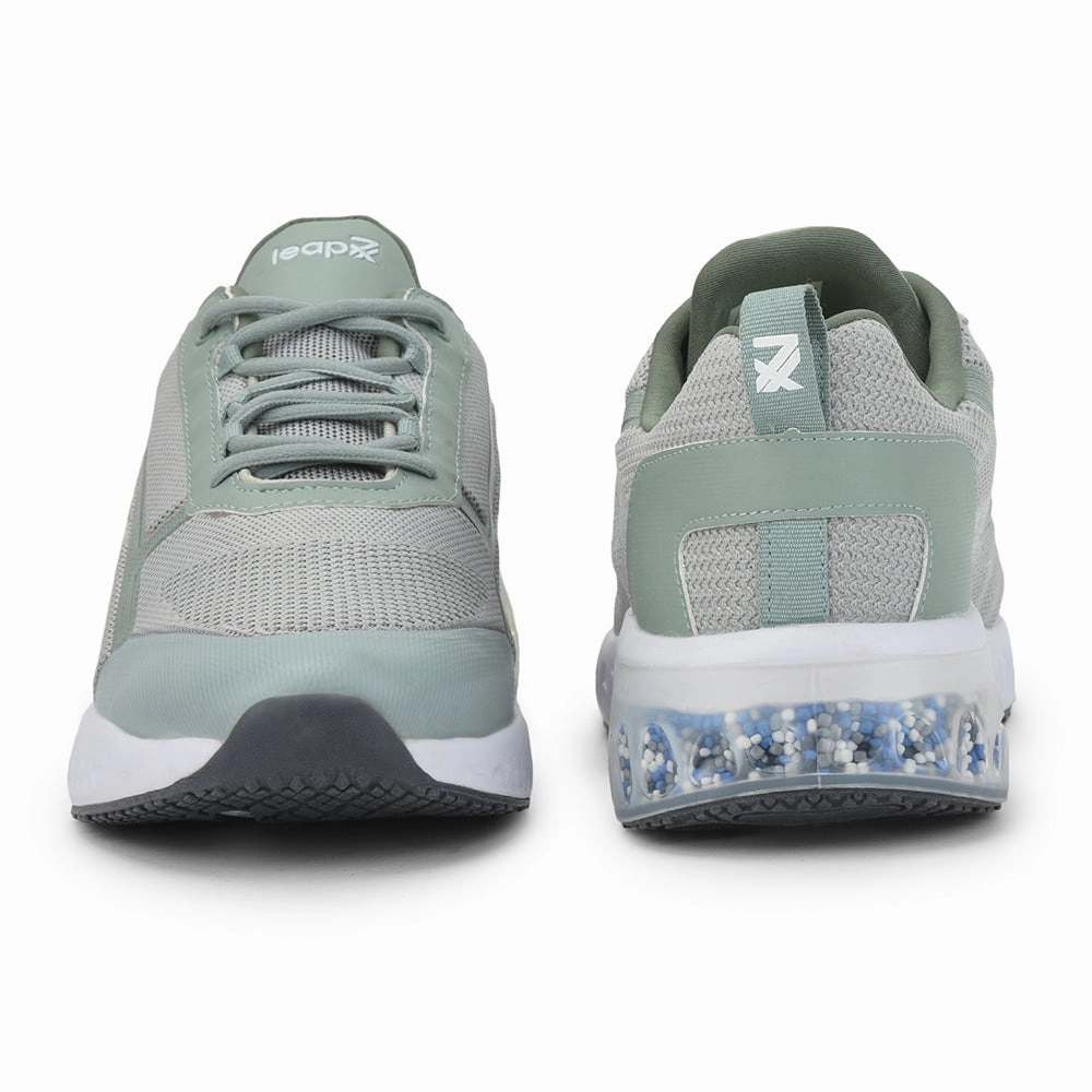 Best Cross Training Shoes For Ankle Support Leap7x Sports Lacing Shoe For Men (L.Grey) STRIKE By Liberty