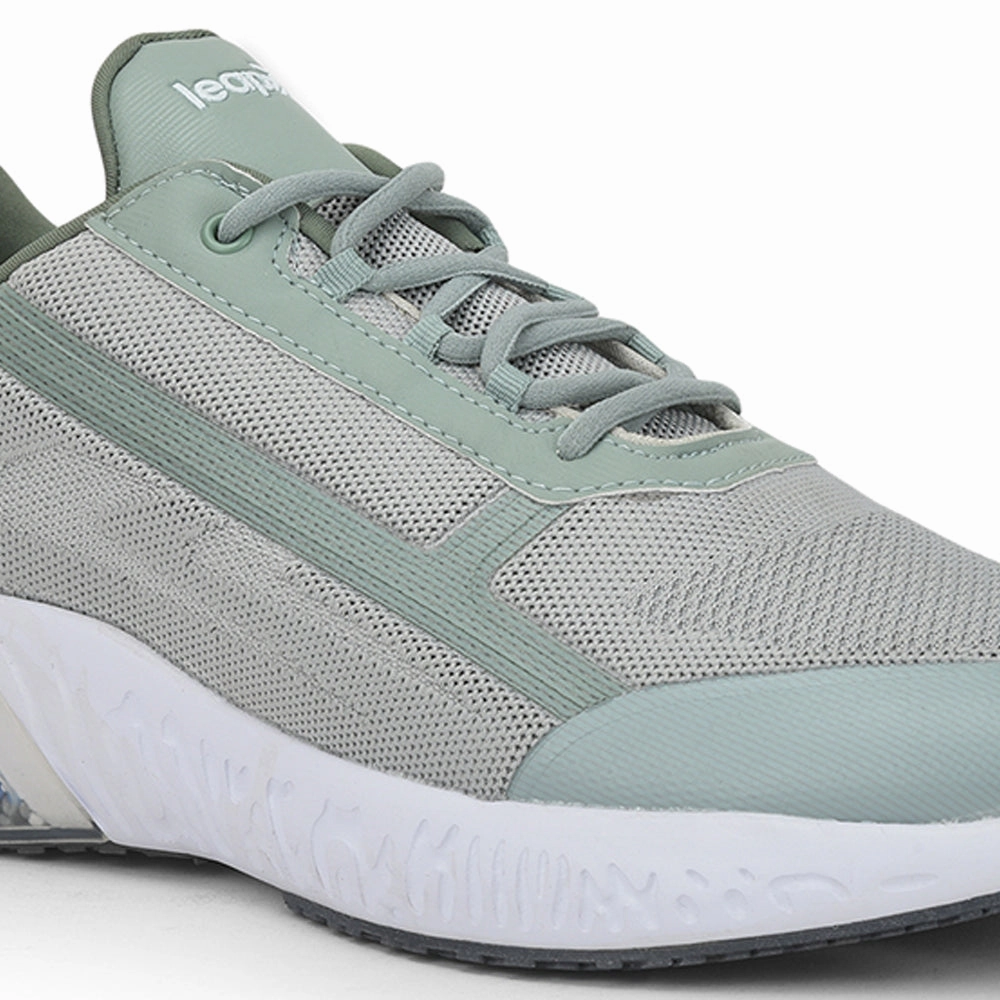 Champion Essentials T Trainer Shoes Leap7x Sports Lacing Shoe For Men (L.Grey) STRIKE By Liberty