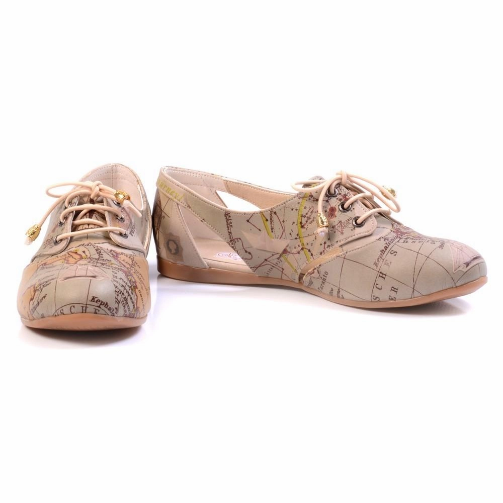 Map Ballerinas Shoes YAB108 Running spring fresh