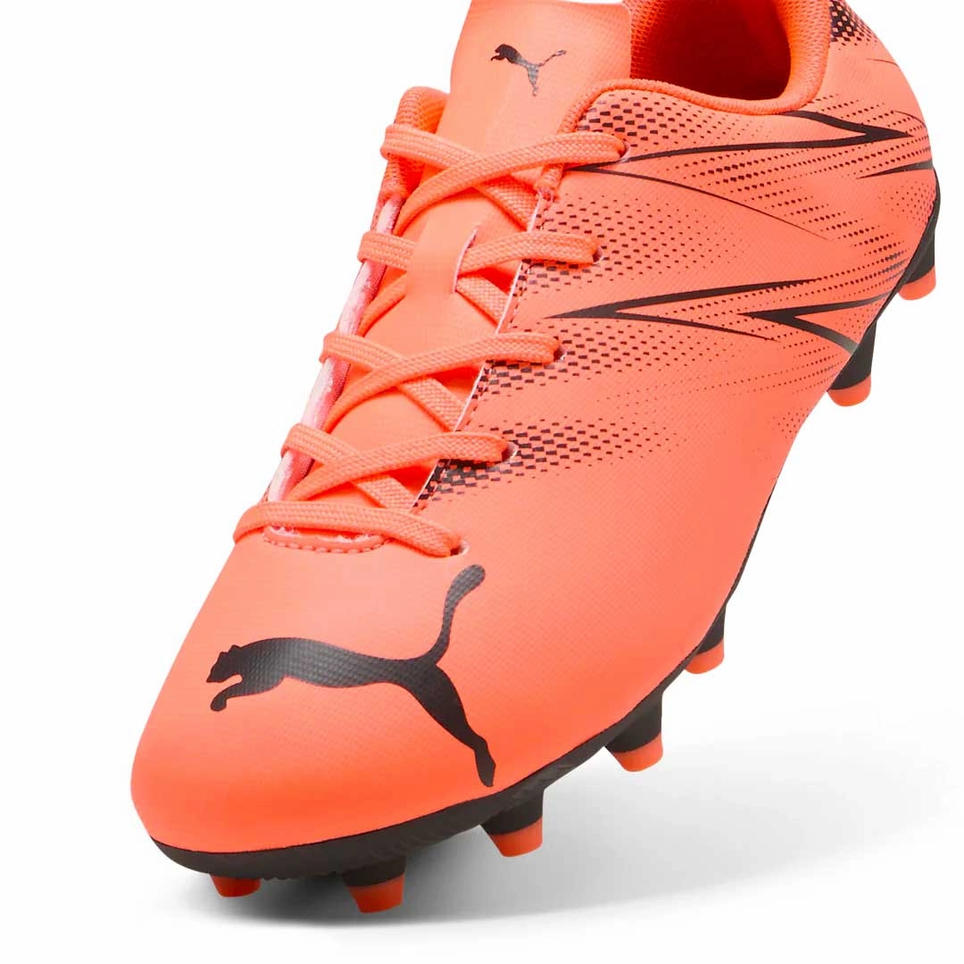 Puma - Kids' (Preschool & Junior) Attacanto Firm/Artificial Soccer Cleats (107480 14) Soccer Cleats Leather Vs Synthetic