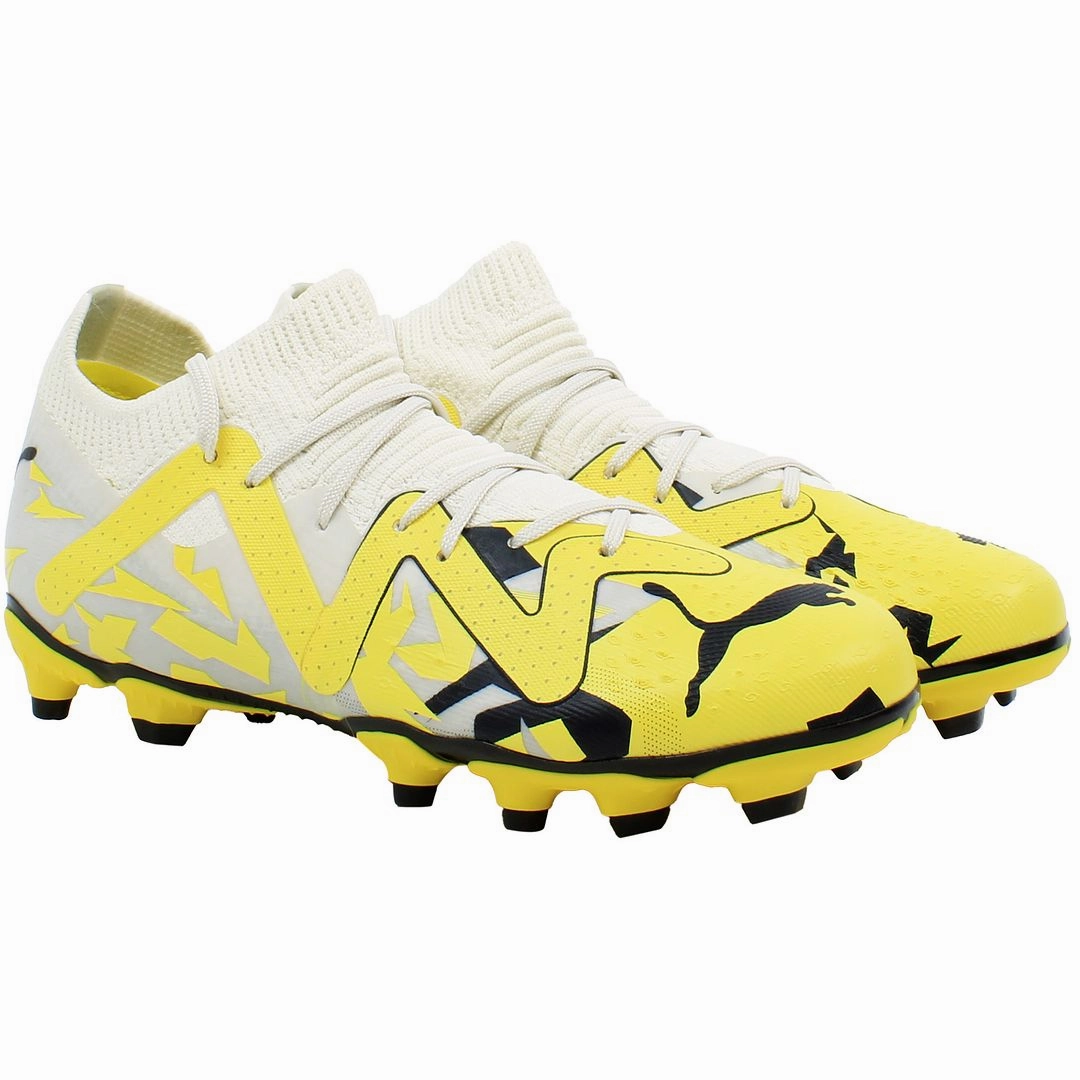 Puma Future Match FG/AG Kids Off White Football Boots Tuff Boots