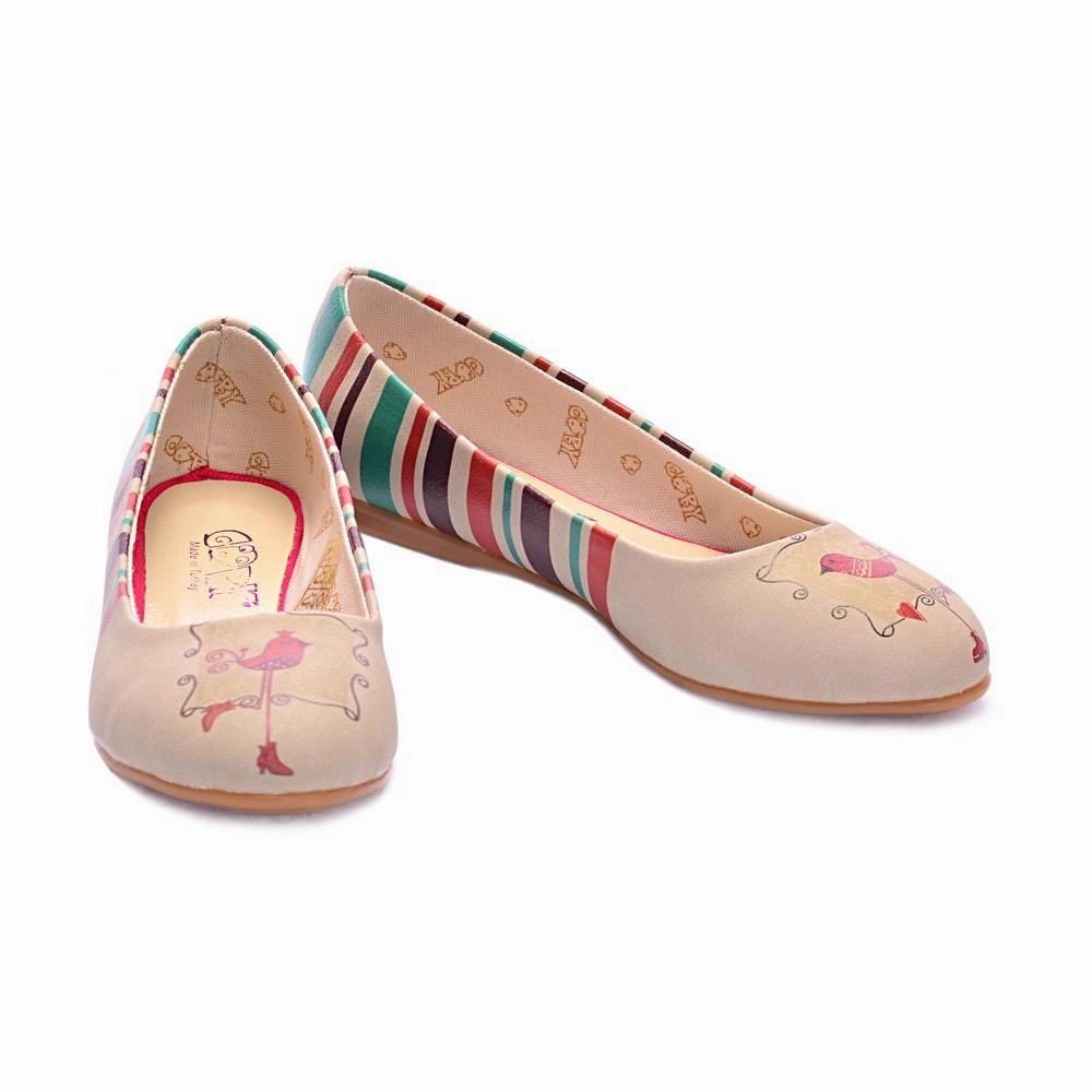 Puppet Bird Ballerinas Shoes 1017 Velvet Rich Sun Glow