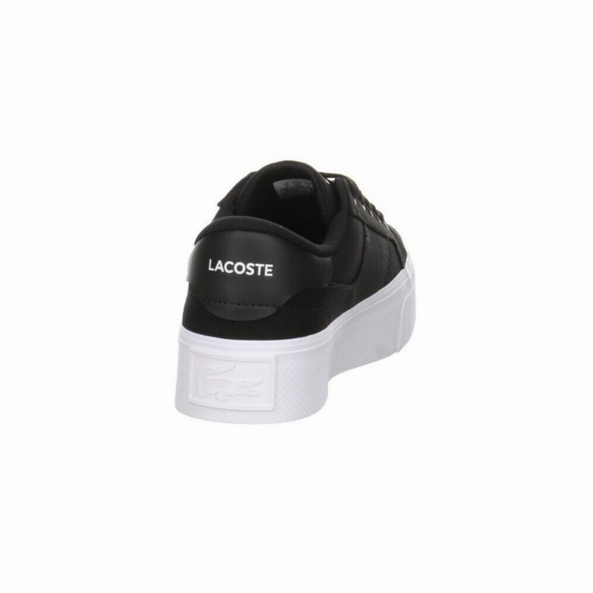 weekend shoes LACOSTE 7-45CFA0012312 ZIANE PLATFORM WMN'S (Medium) Black/White Leather & Synthetic Lifestyle Shoes