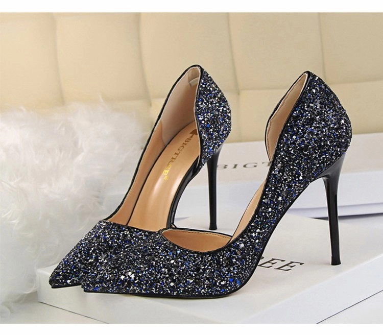 Womens Glisten Pumps Part & Wedding Shoes Draw Dress Shoes