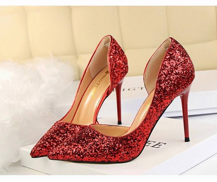 Womens Glisten Pumps Part & Wedding Shoes Shoe Show Dress Shoes