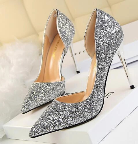 Moretti Dress Shoes Womens Glisten Pumps Part & Wedding Shoes