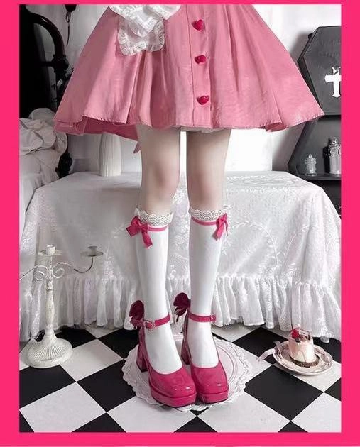 Best Dress Shoes For Morton's Neuroma Pure Tea For Dream~Untouchable Butterfly~Elegant Lolita Heels Lolita Shoes PU Shining Platform