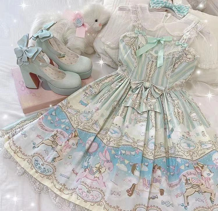 Pure Tea For Dream~Untouchable Butterfly~Elegant Lolita Heels Lolita Shoes PU Shining Platform Composite Toe Dress Shoe