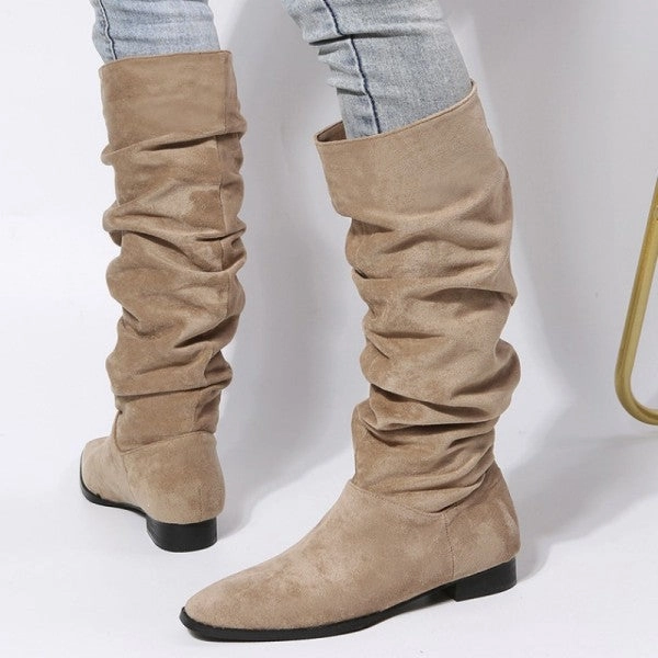 Purpdrank - Black Casual Patchwork Solid Color Pointed Keep Warm Comfortable Shoes Adidas High Heel Tennis Shoes