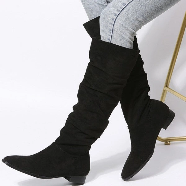 Purpdrank - Black Casual Patchwork Solid Color Pointed Keep Warm Comfortable Shoes Adidas Samba Shoes Review