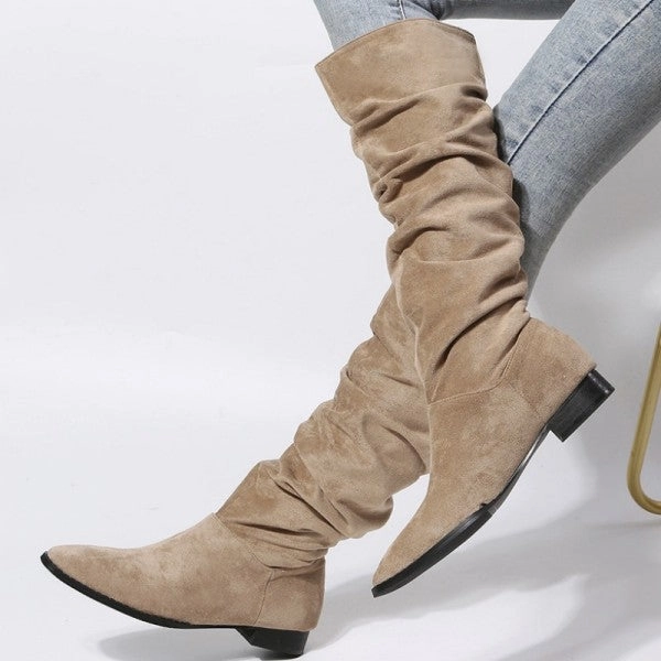 Purpdrank - Black Casual Patchwork Solid Color Pointed Keep Warm Comfortable Shoes Cheap Adidas Shoes