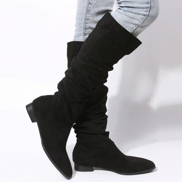 Purpdrank - Black Casual Patchwork Solid Color Pointed Keep Warm Comfortable Shoes Forum Shoes Adidas