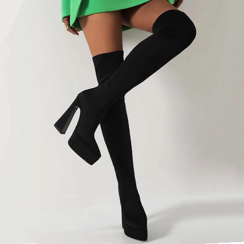 Purpdrank - Blue Casual Patchwork Solid Color Pointed Shoes (Heel Height 5.51in) Adidas Turf Shoes Soccer