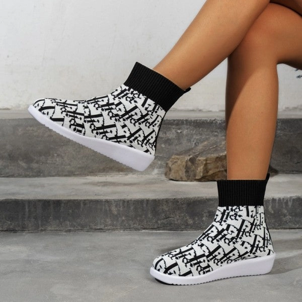 Purpdrank - Tangerine Red Casual Patchwork Round Comfortable Out Door Shoes Adidas Stormtrooper Shoes