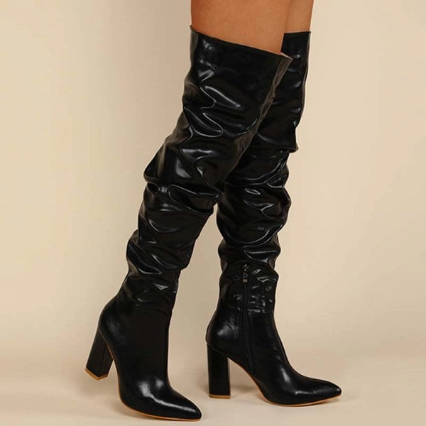 Adidas Olive Green Shoes Purpdrank - White Casual Patchwork Solid Color Pointed Out Door Shoes (Heel Height 3.94in)