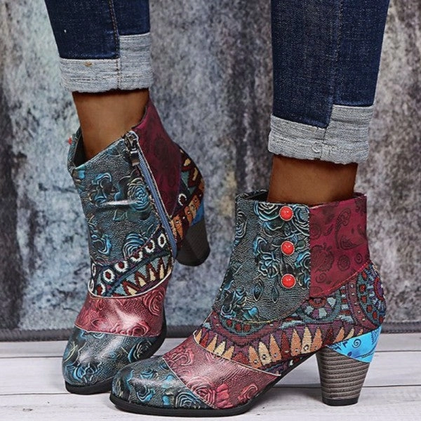 Purpdrank - Yellow Casual Patchwork Printing Pointed Out Door Shoes (Heel Height 2.76in) Adidas Size Chart Shoes