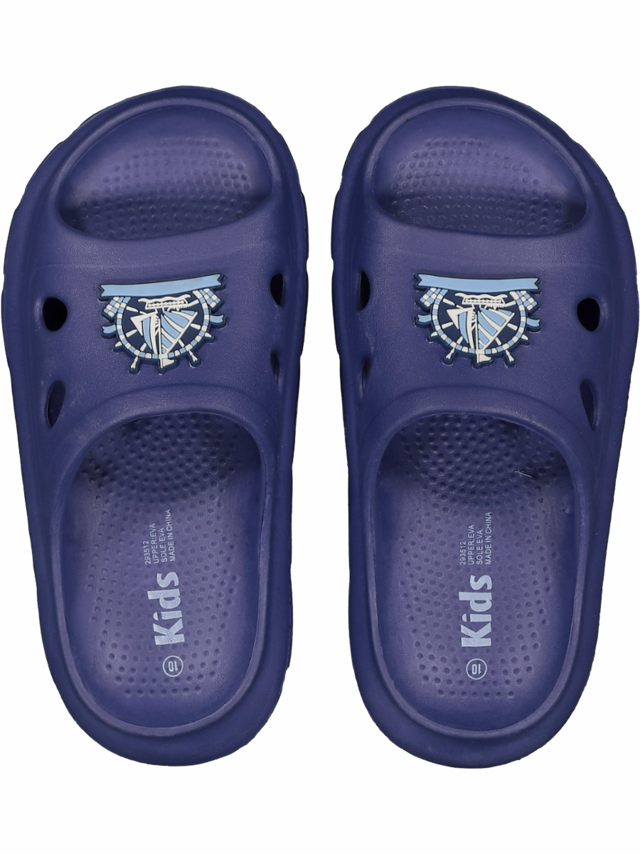 Sandals Locations Turk And Caicos Purple Moulded Slider Sandals