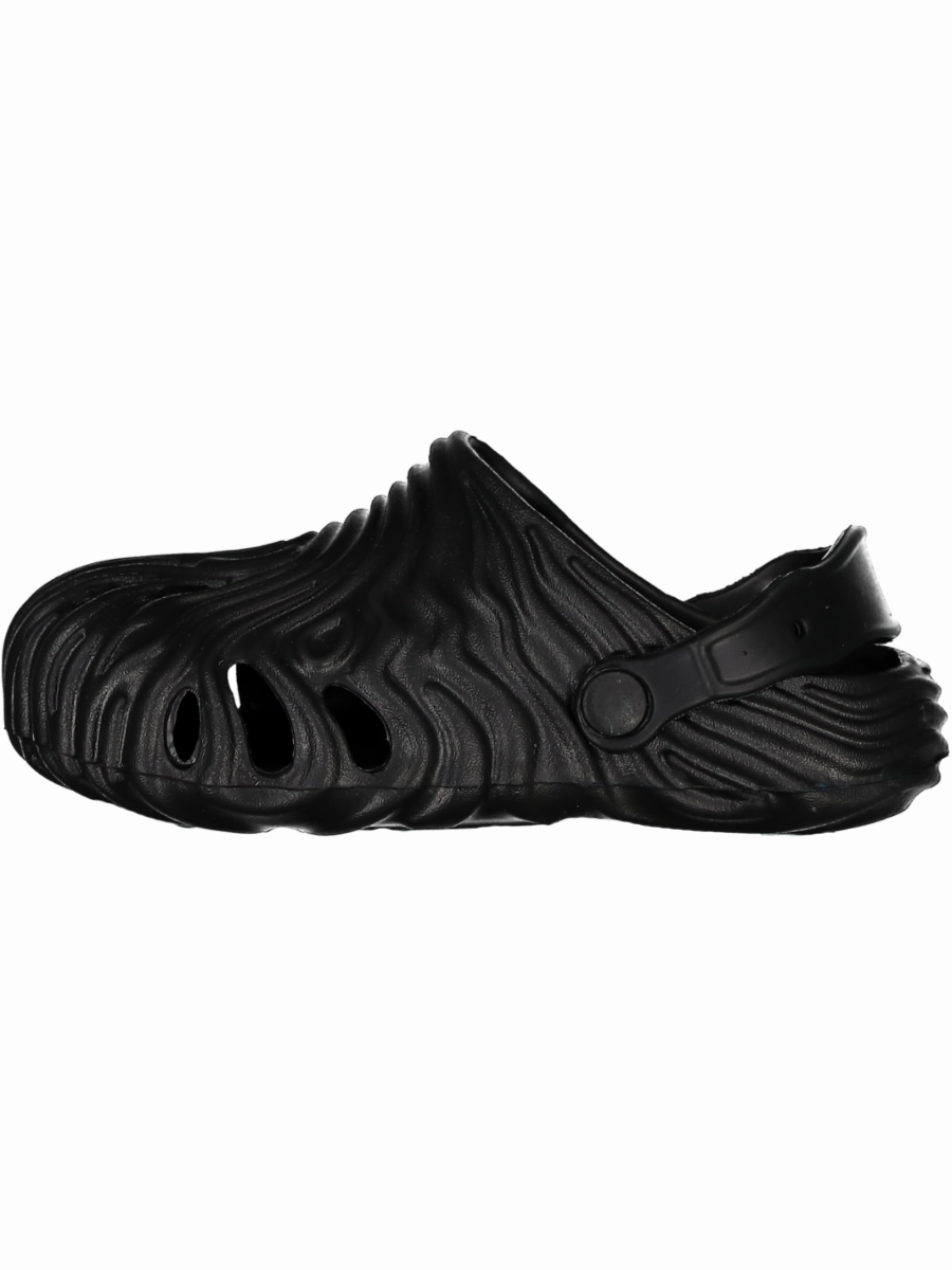 Jeweled Wedge Sandals Black Pollex Moulded Sandals