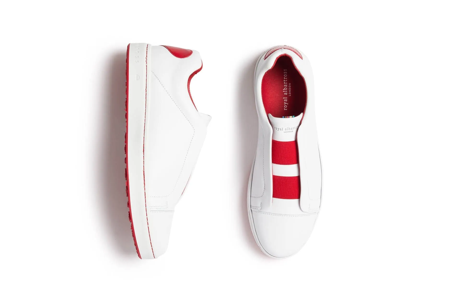 shoe construction enhancement Queen of Hearts | White/Red