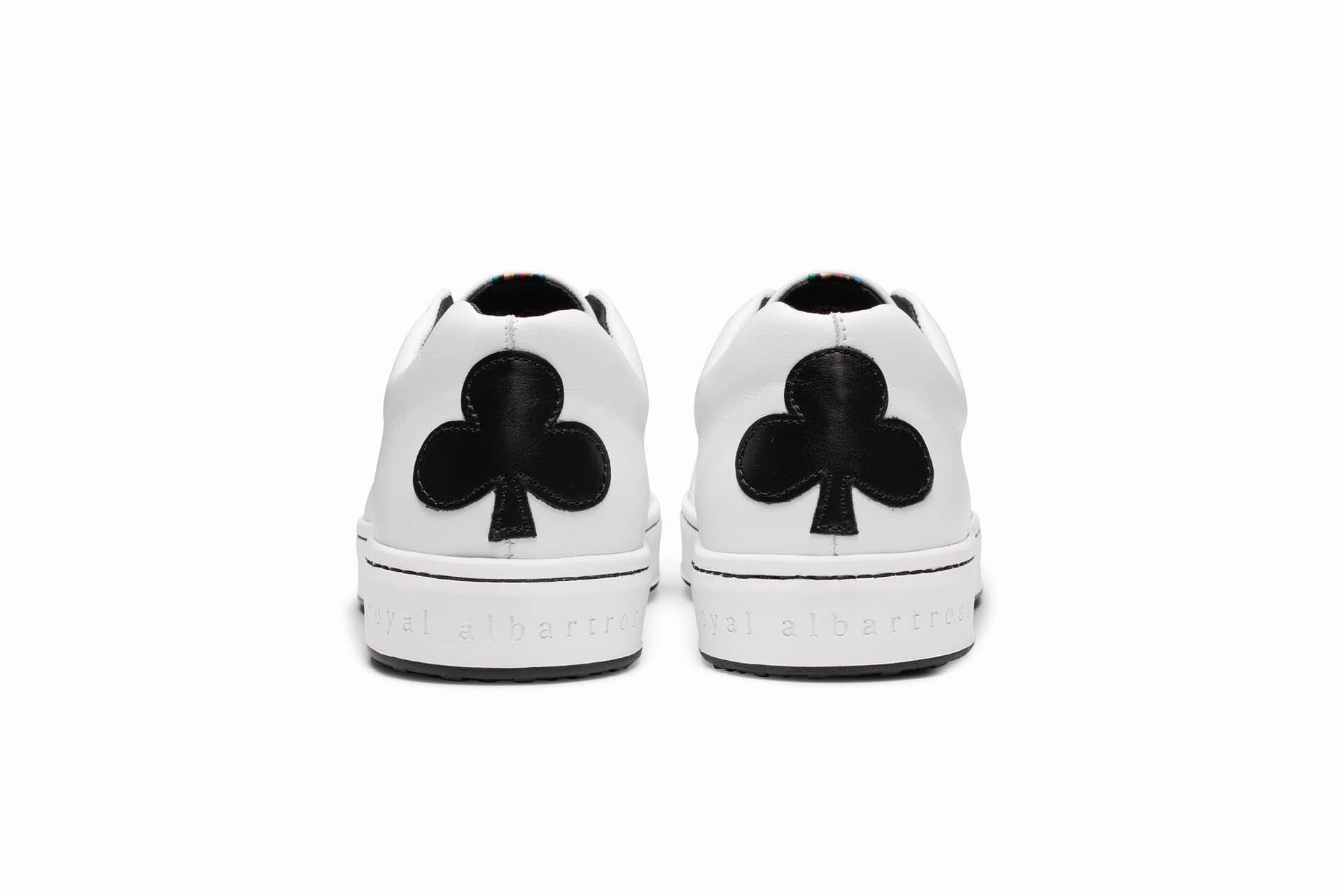 custom - fit Queen of Clubs | White/Black