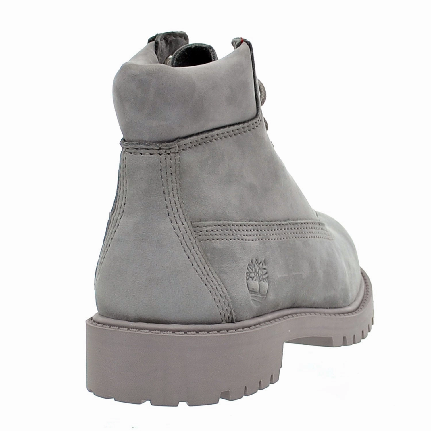 Timberland  6 Inch Premium Little Kids Boots Grey Nubuck Knee High Boots Leather