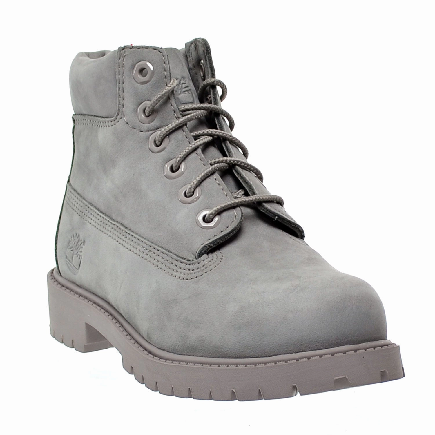 Timberland  6 Inch Premium Little Kids Boots Grey Nubuck Utility Work