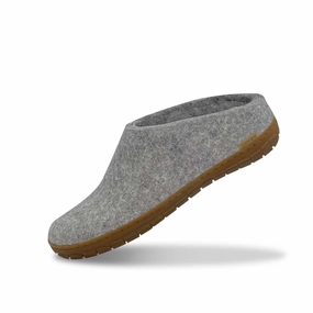 Timeless Comfort Slip-on with natural rubber sole - honey - Grey