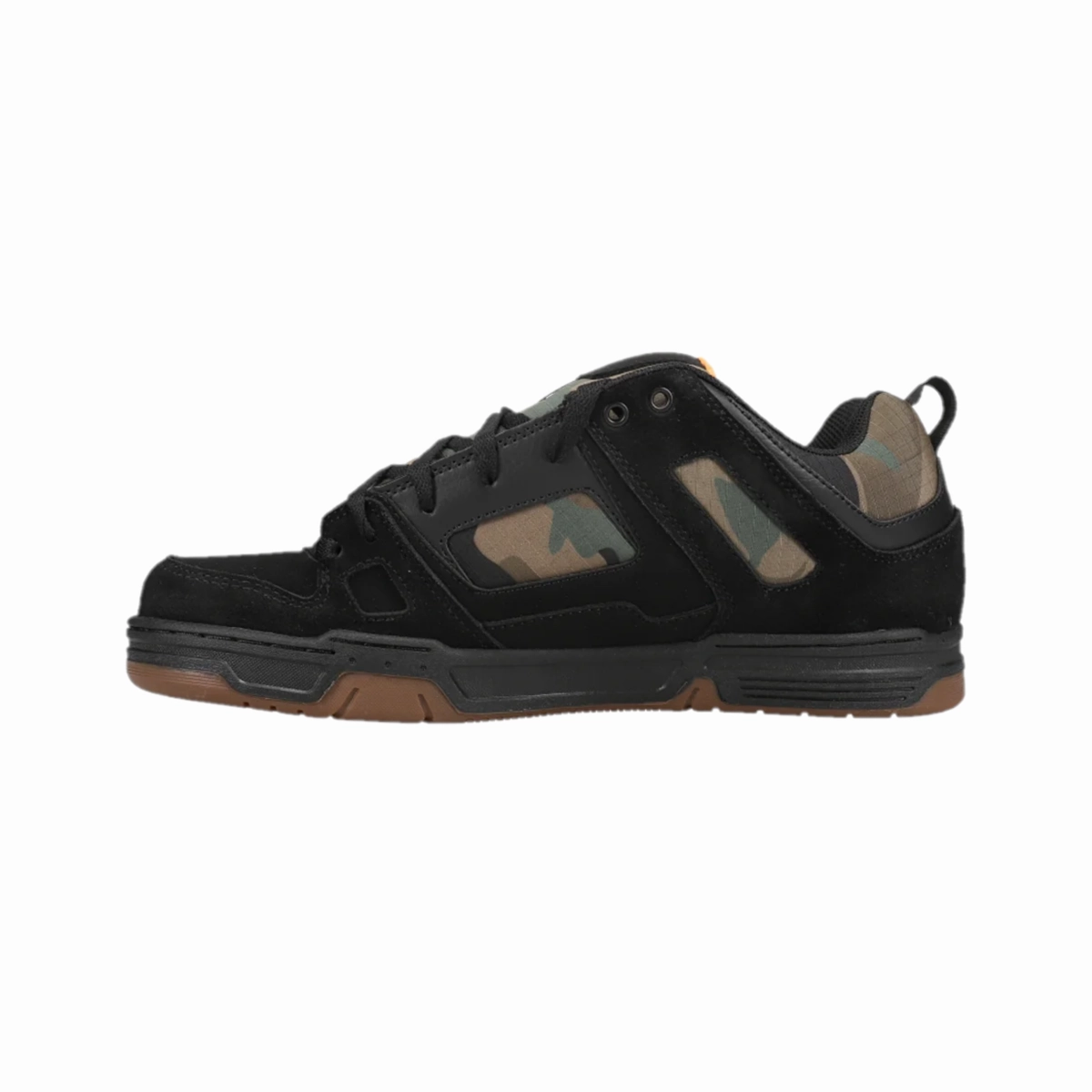 All Terrain Ride DVS F0000329005 GAMBOL MN'S (Medium) Black/Camo/Orange Leather & Nubuck Skate Shoes