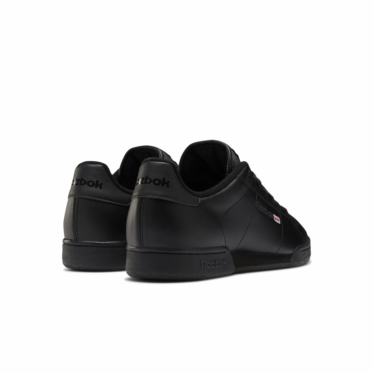 Buckle Fit Dock Easy REEBOK 100000119 (6836) NPC II MN'S (Medium) Black Leather Lifestyle Shoes