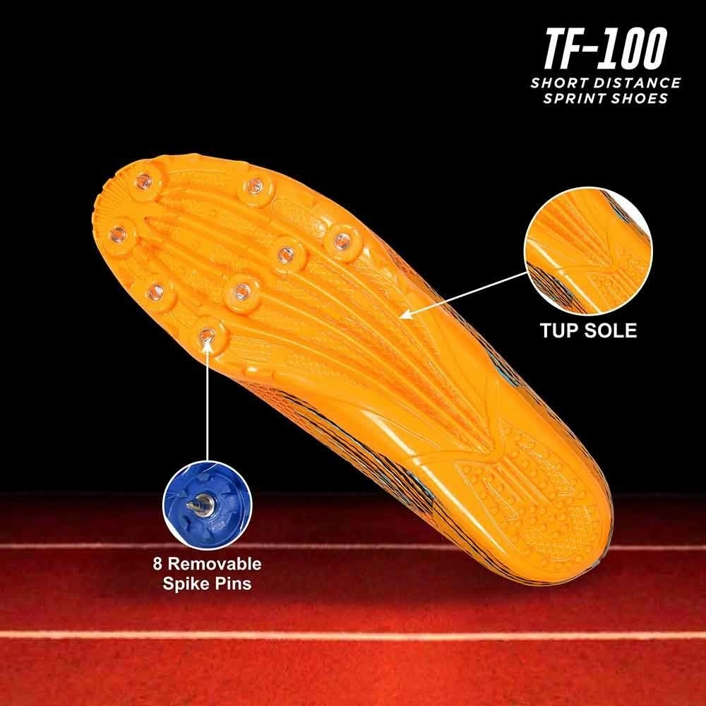 Nivia Track And Field-100 Shoe Orange Asics Shoes Series