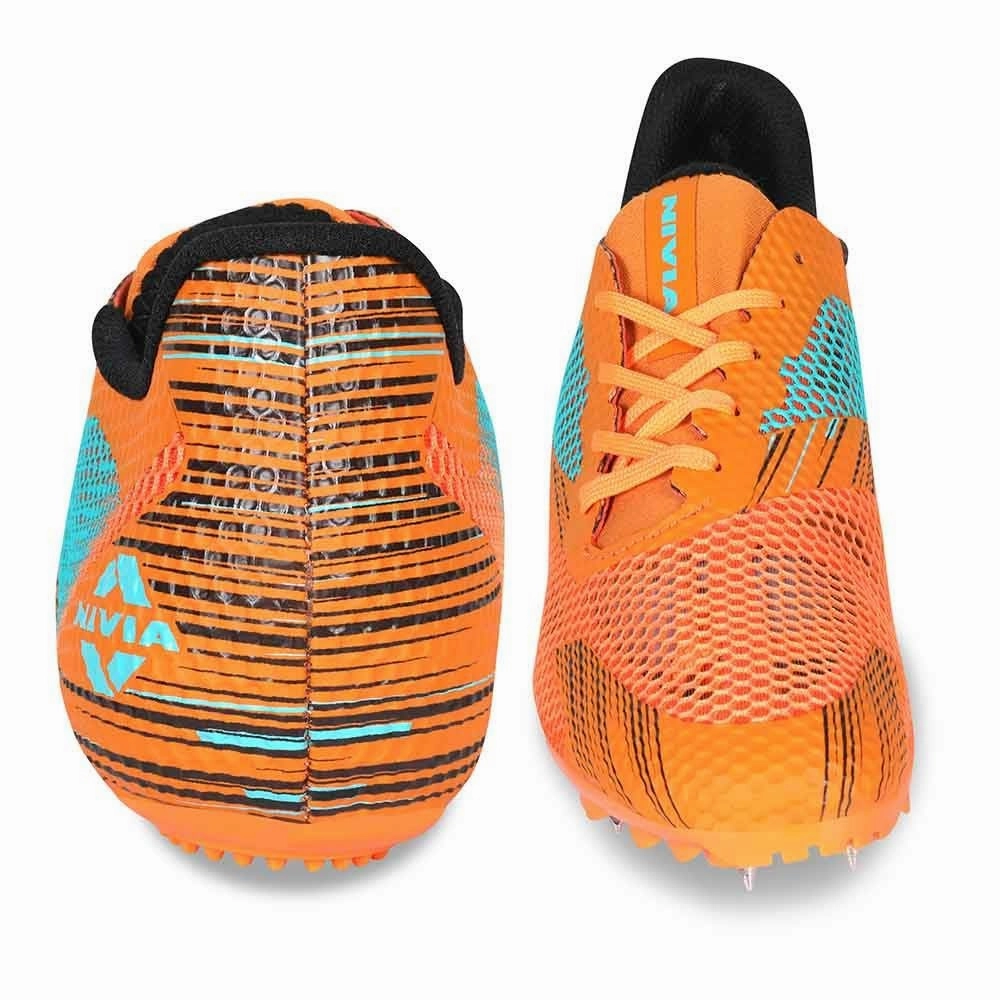 Nivia Track And Field-100 Shoe Orange Asics Running Athletic Shoes