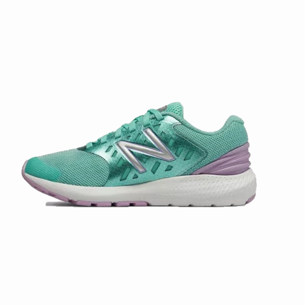 NEW BALANCE YPURGTV URGE KID'S (Medium) Green/Purple Synthetic & Mesh Running Shoes Slip Resistant
