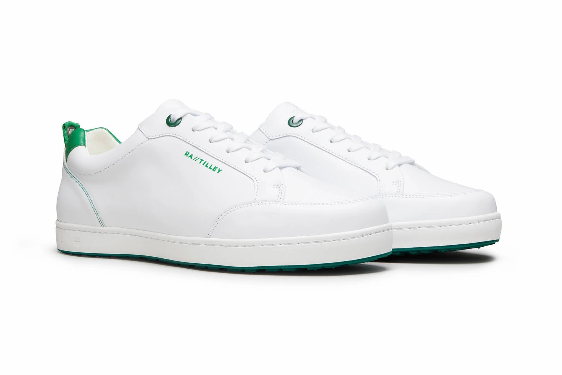 RA X Tilley Northcote | White/Green travel mode Relax Shoes