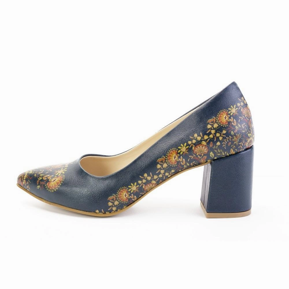 Clear Glow Classic Base Career Heel Shoes DB305