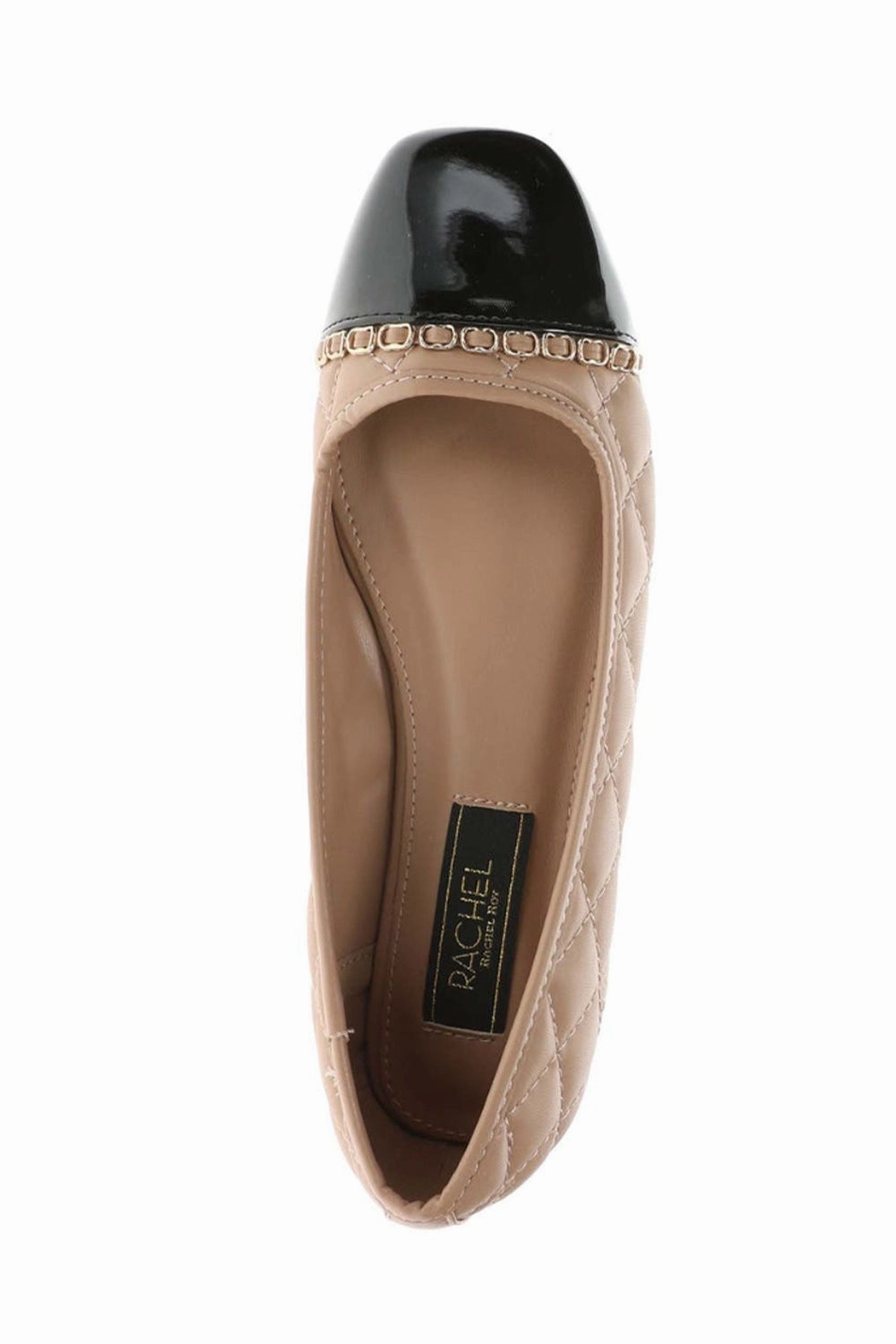 Rachel Roy Queen Quilted Flats for Women in Tan | QUEEN-TAN Hill Flat Shoes