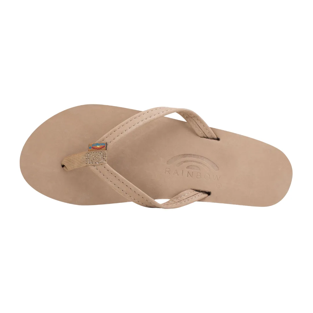 RAINBOW 301ALTSNW/SRBR SINGLE LAYER WMN'S (Medium) Sierra Brown Leather Strap Sandals Durable And Comfortable Stone Glow