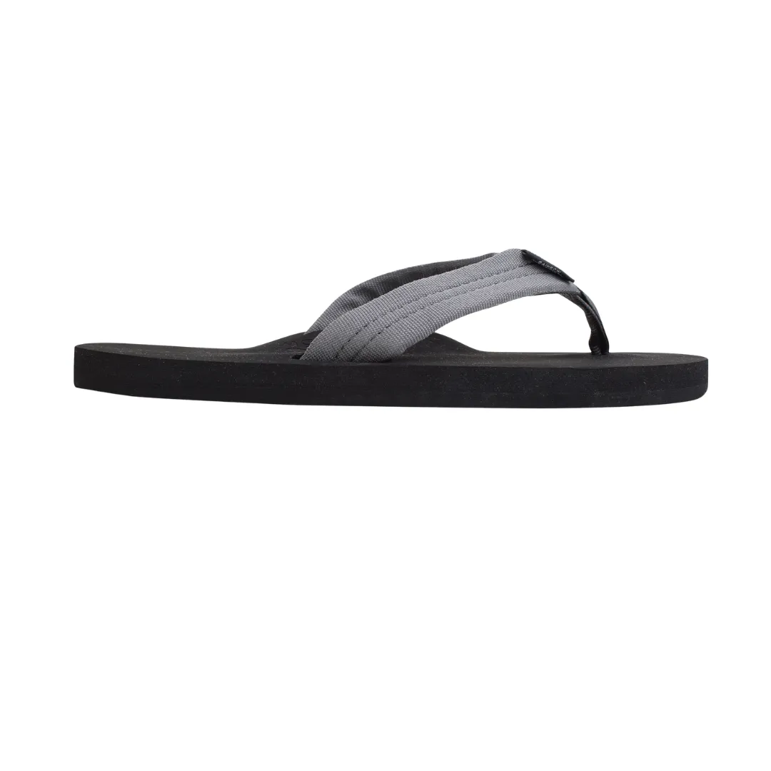 Zip Fast RAINBOW 301ASTPSM/GREY THE CLOUD MN'S (Medium) Black/Grey Leather Strap Sandals