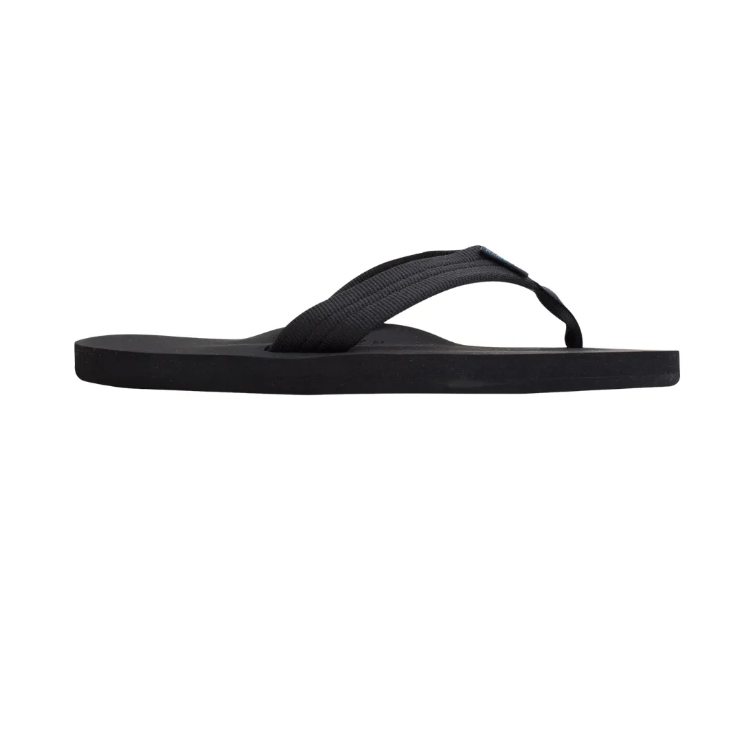 Canvas RAINBOW 301ASTSPSM/BKBK THE CLOUD MN'S (Medium) Black/Black Leather Strap Sandals