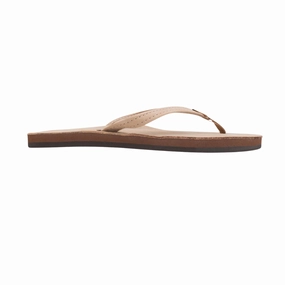 Balanced Design RAINBOW 301ALTSNW/SRBR SINGLE LAYER WMN'S (Medium) Sierra Brown Leather Strap Sandals