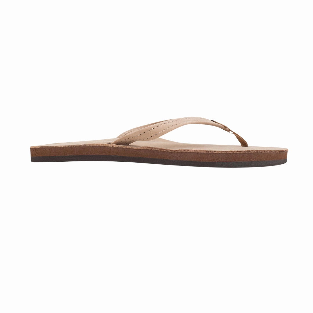 Balanced Design RAINBOW 301ALTSNW/SRBR SINGLE LAYER WMN'S (Medium) Sierra Brown Leather Strap Sandals