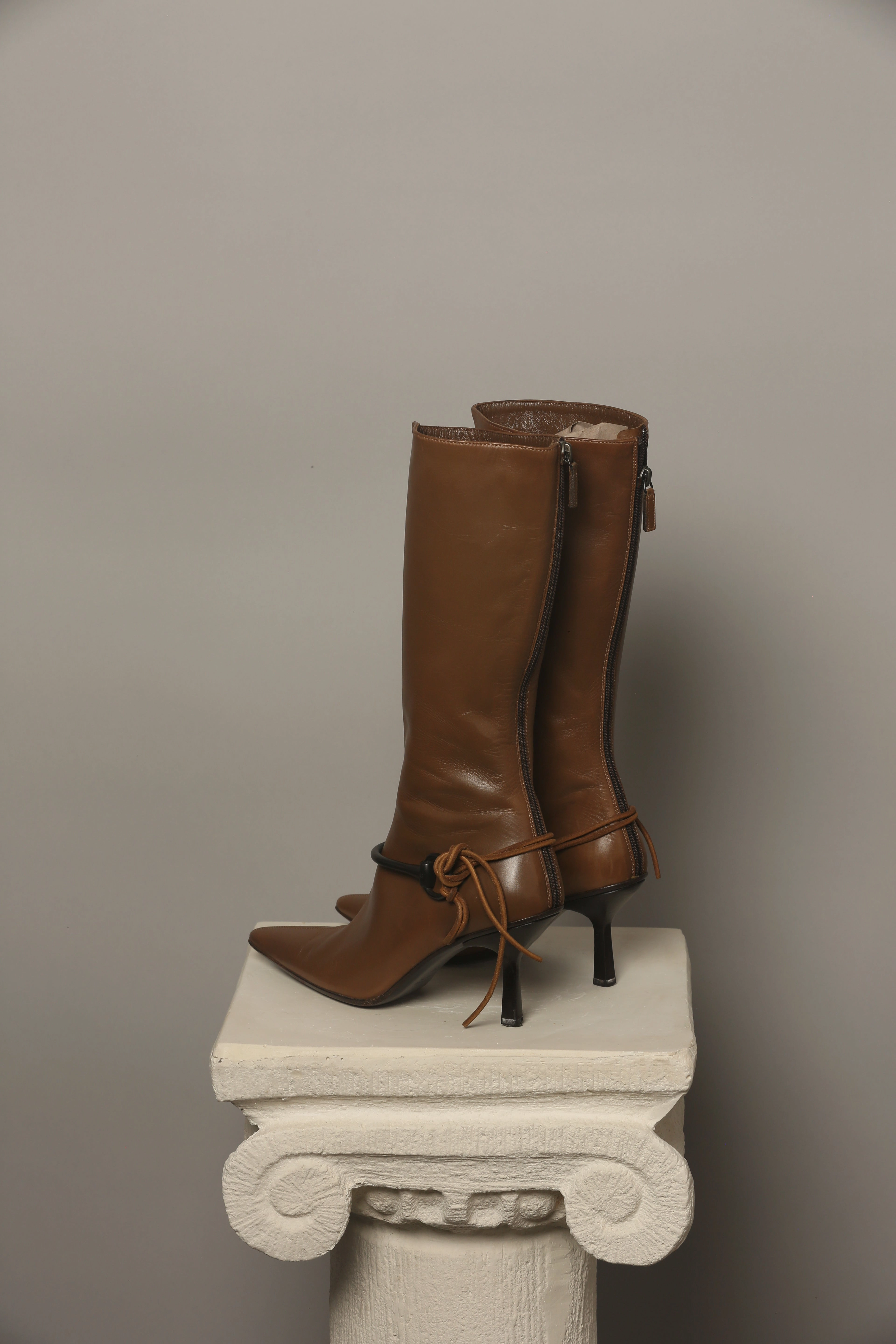 Rare Vintage GUCCI Boots Brown Adidas Shoes With Mesh