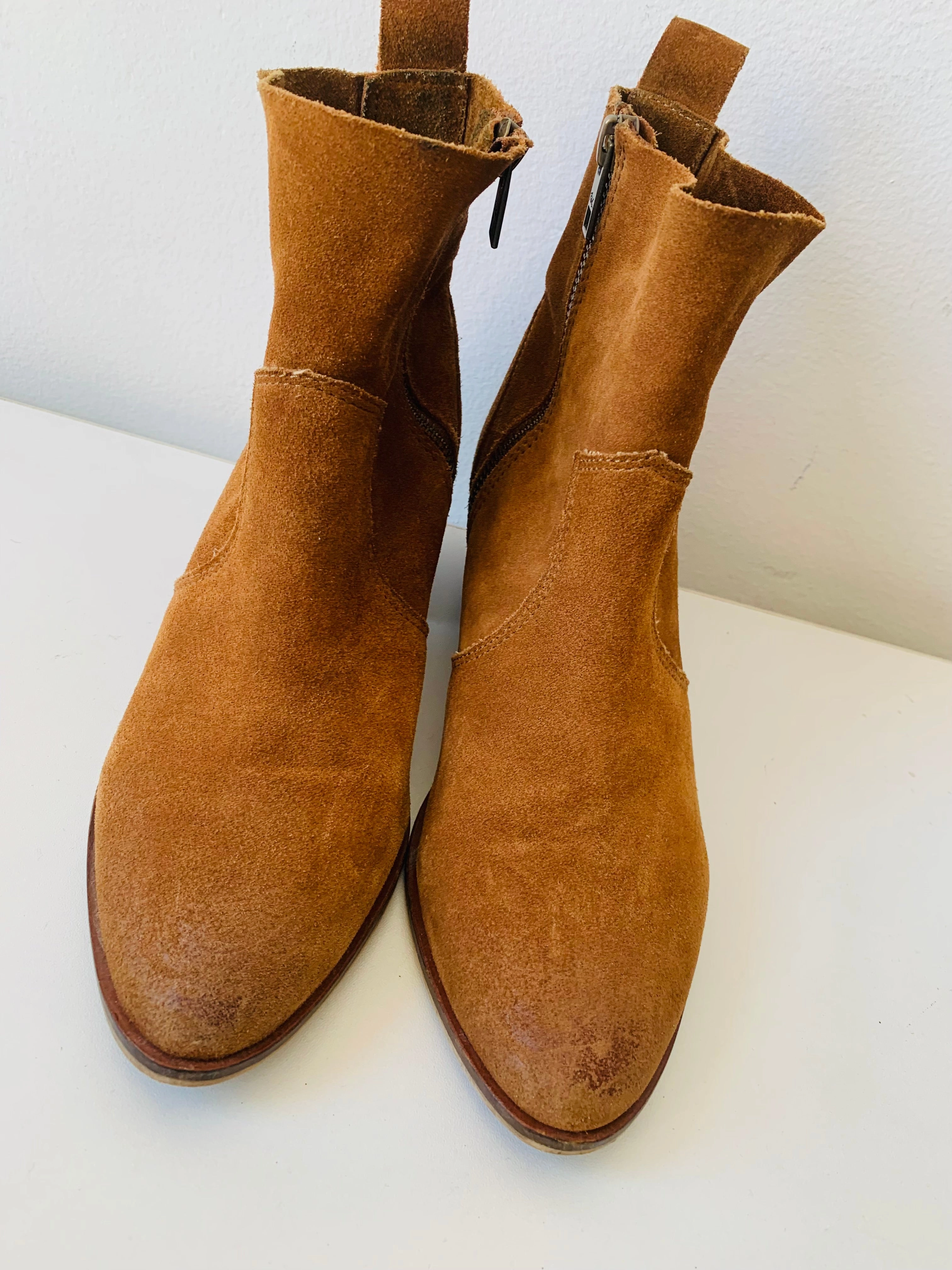 Rebels Mara Suede Bootie In Bronze Size 7.5 Adidas And Palace Shoes