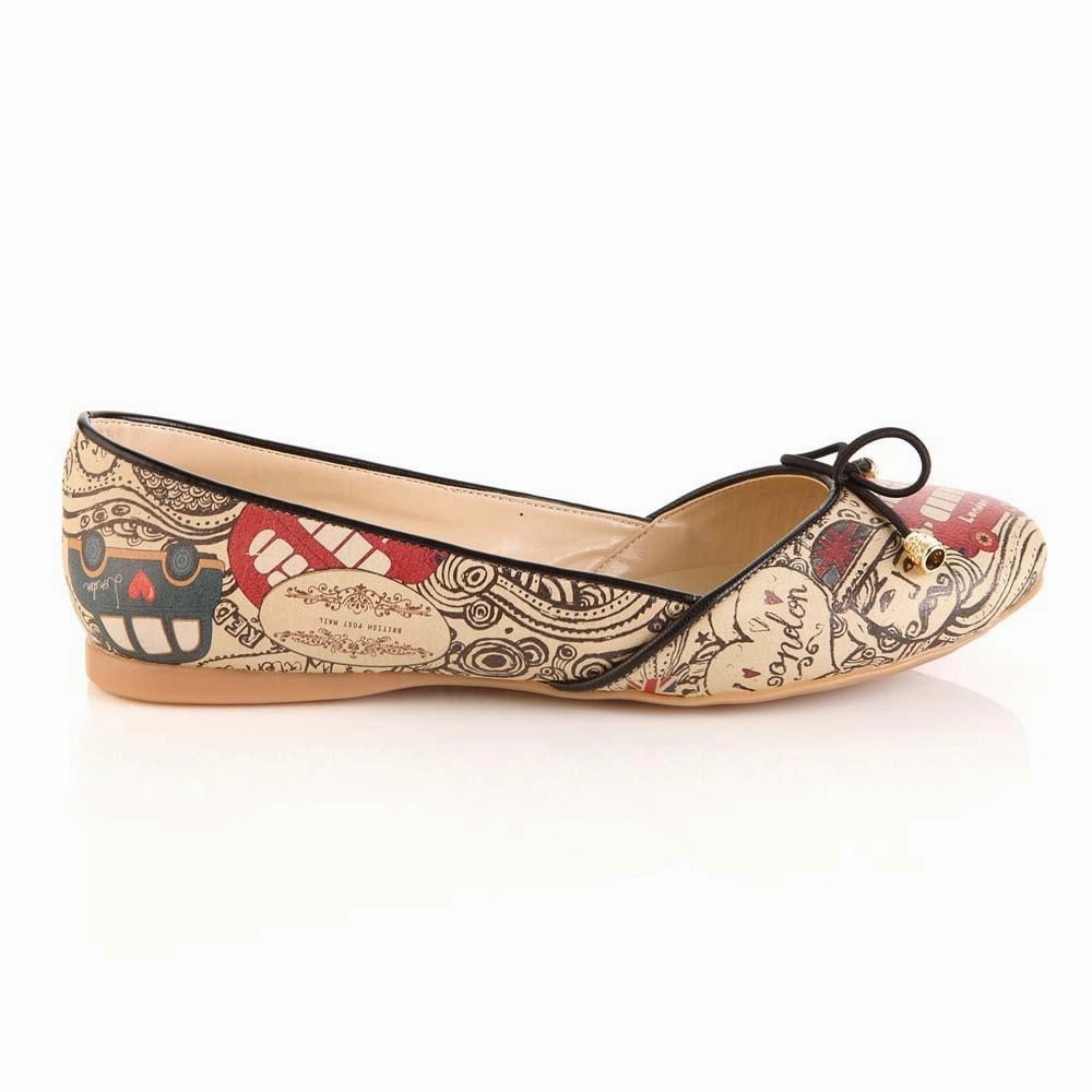 London Ballerinas Shoes OMR7102 Pool Time zipper