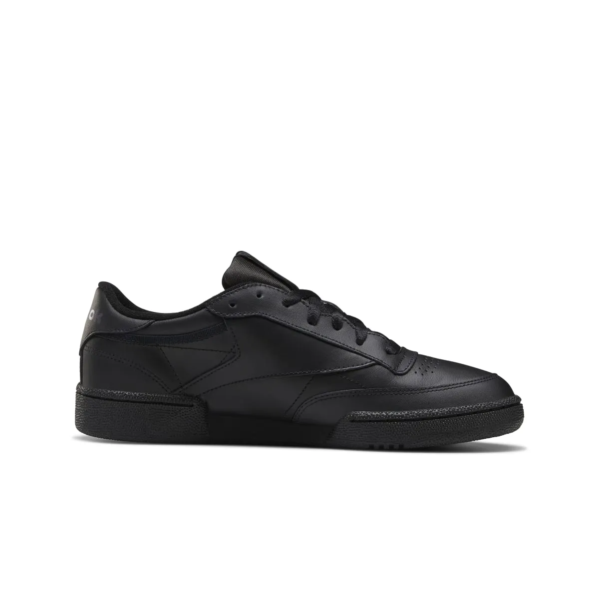 Swim Edge Dream Walk REEBOK 100000153 (AR0454) CLUB C 85 MN'S (Medium) Black/Charcoal Leather Lifestyle Shoes