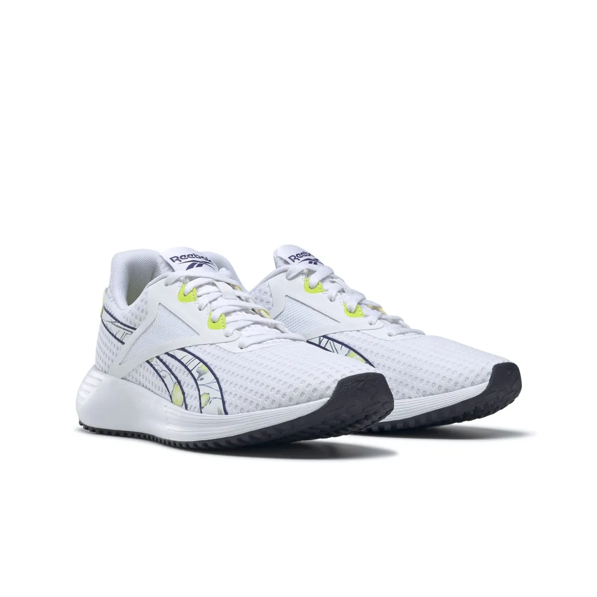 REEBOK GY3978 LITE PLUS 3 WMN'S (Medium) White/Purple/Yellow Mesh Running Shoes minimalist shoes lugged outsole shoes