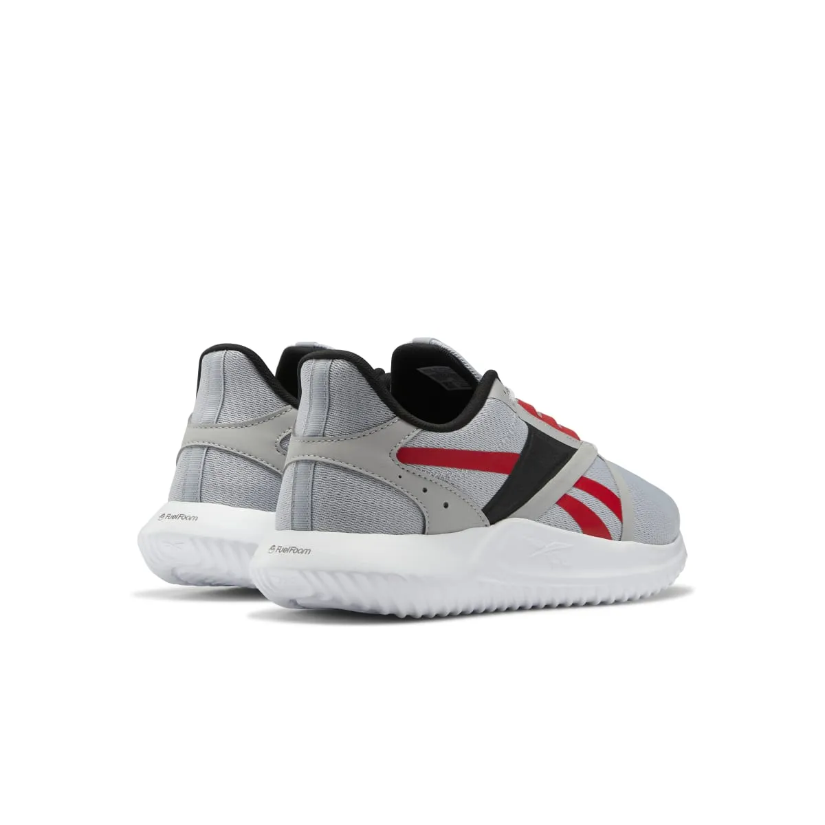 Outdoor Feel Daily Athlete REEBOK GY4061 ENERGYLUX 3 MN'S (Medium) Grey/Black/Red Mesh Running Shoes